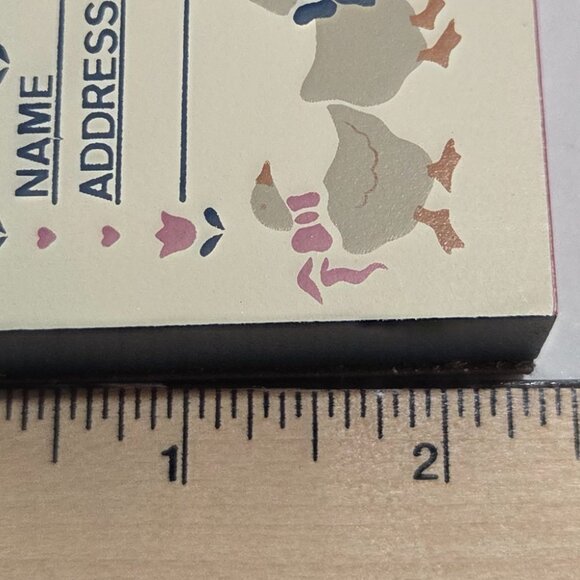 Porch Goose Address Rubber Stamp - Picture 5 of 5